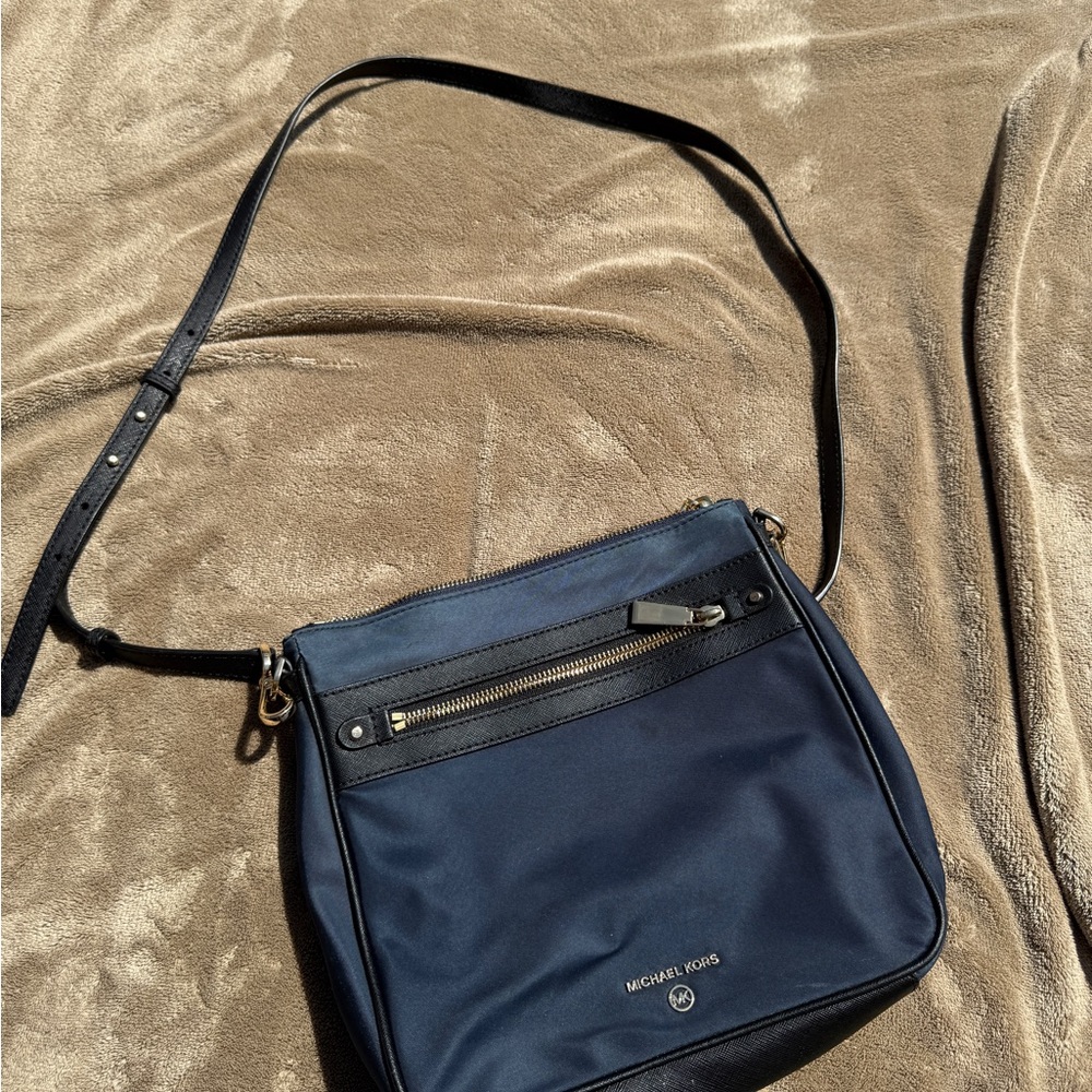 Michael Kors Nylon Navy Crossbody